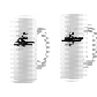 Kayak Fishing Graphic Fisherman Angling Kayaking Angler Coffee Mug | Mazezy