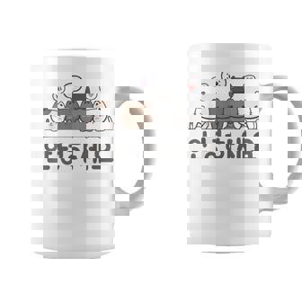 Korean Flag & Cats Korean Hello Annyeong Haseyo Coffee Mug | Seseable CA