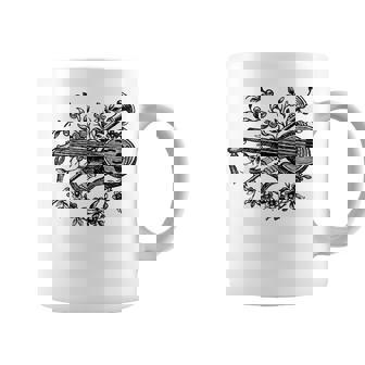 Laúd Y Cuerno Medieval Instrumentos Musicales Taza de café - Regaloses