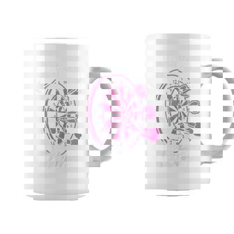 Let's Play Darts Bitches Dartboard Dart Player Grunge Coffee Mug | Mazezy