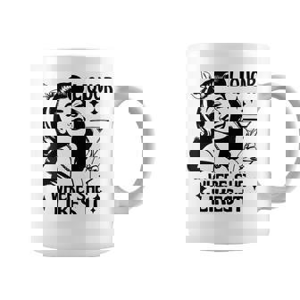 Liquor Where She Likes It Drinking Alcohol Lover Coffee Mug - Thegiftio