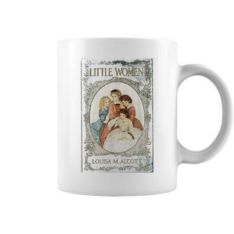 Little Louisa May Alcott Vintage Book Cover Coffee Mug - Thegiftio UK