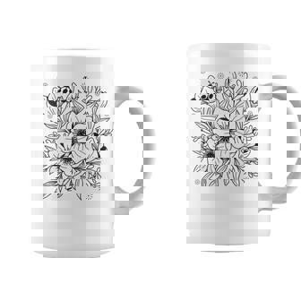 Livre De Coloriage Pour Adulte Motif Fleurs Et Coccinelle Tasse - Cadeauxyz