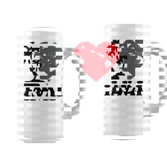 I Love Hawaii ハワイアンハートパーム レディース メンズ ボーイズ ガールズ コーヒーマグ - Kawaiitshirt