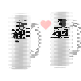 I Love Heart April Nameon A コーヒーマグ - Kawaiitshirt