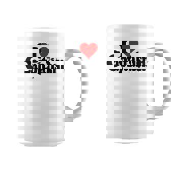 I LOVE HEART CAPITALISM CAPITALISTS FREE MARKETS Coffee Mug | Mazezy