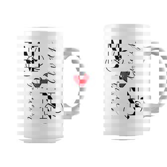 M & N カップル イニシャル 結婚式 記念日 新築祝い コーヒーマグ - Kawaiitshirt