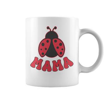 Mama Ladybug First Birthday Girl Family Matching Party Coffee Mug - Thegiftio UK