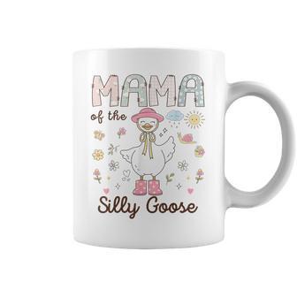 Mama Of The Silly Goose First Birthday Girl Family Coffee Mug - Thegiftio UK