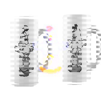 Meditación De Pollo Mejor Retroimpresión De Yoga Taza de café - Regaloses