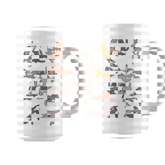 Méditation Yoga Cat Chat Yoga Drôle Chat Cadeau Hommes Tasse - Cadeauxyz