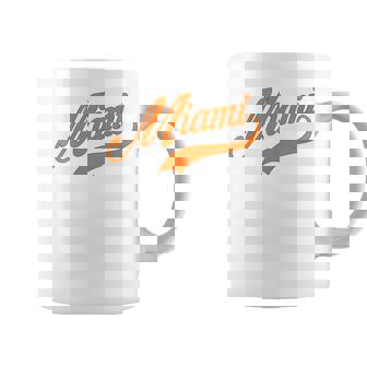 Miami Retro Script 305 City Pride Dade South Florida Coffee Mug | Mazezy