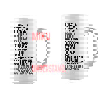 Miku Family Name I Love Miku Personalized Vintage Coffee Mug - Thegiftio