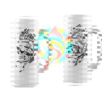 Modern Geometric Minimalism Illustration Marlin Art Premium Coffee Mug | Mazezy