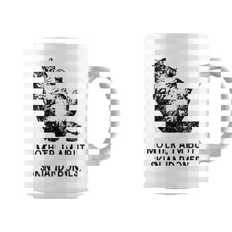 Mother I Am But Skin And Bones Cat Mom Cat Lover Coffee Mug | Seseable FR