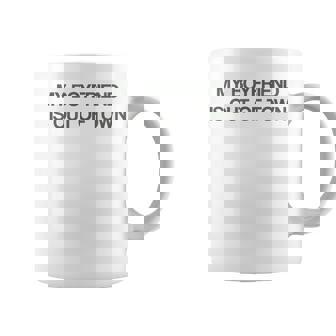 My Boyfriend Is Out Of Town コーヒーマグ - Kawaiitshirt