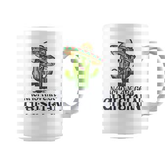 Nacho Average Christian Cactus Humor Quote Coffee Mug | Mazezy