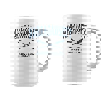 Narragansett Rhode Island Vintage Nautical Paddles Sports Oa Coffee Mug | Mazezy