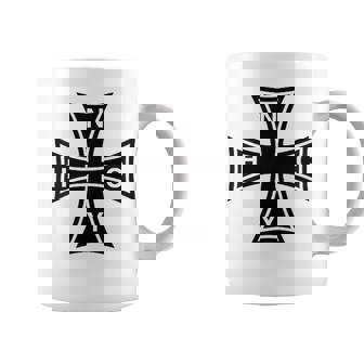 NEW YORK Hardcore Iron Cross NYHC Tank Top Coffee Mug | Mazezy