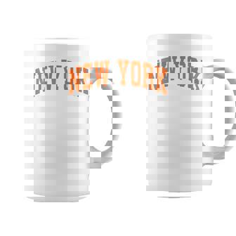 New York Throwback Print Classic Coffee Mug - Monsterry