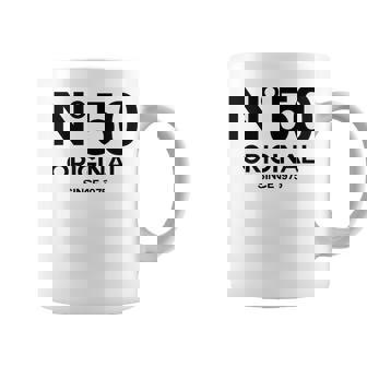 No 50 Original 50Th Birthday Born In 1975 Fiftieth Retro Coffee Mug | Seseable UK