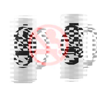 No Smoke Sign Adventure Costume Cartoon Coffee Mug | Seseable FR