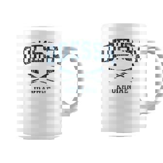 Odessa Ukraine Vintage Nautical Paddles Sports Oars Coffee Mug | Mazezy