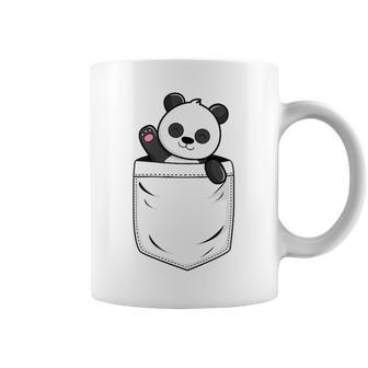 Panda Lovers Cute Panda In Pocket Coffee Mug - Thegiftio UK