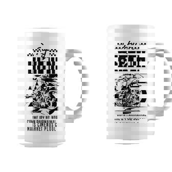 Papy Breton Motard Idée-Cadeau Humour Papi Breizh Bretagne Tasse - Cadeauxyz