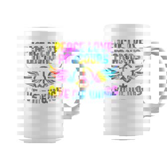 Parkour Athletes Saying Parkour Runners Peace Love Parcours Raglan Baseball Tee Coffee Mug | Mazezy