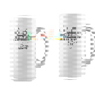 Paysage De Laille De New York Monuments Emblématiquesouvenir D'art Urbain Tasse - Cadeauxyz