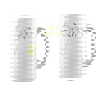 Peace Love & Bluegrass Banjo Nature Vines Illustration Coffee Mug | Mazezy