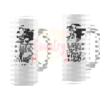 PEACE LOVE Traditional Country Music Tank Top Coffee Mug | Mazezy