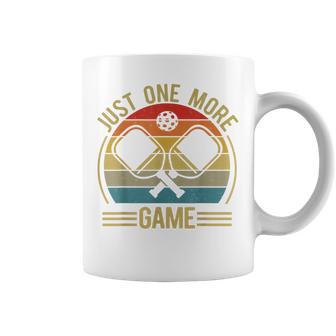Pickleball- Just One More Game Dad Mom Men Coffee Mug | Mazezy