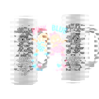 Pink Or Blue Grandma Loves You Gender Reveal Party Coffee Mug | Mazezy