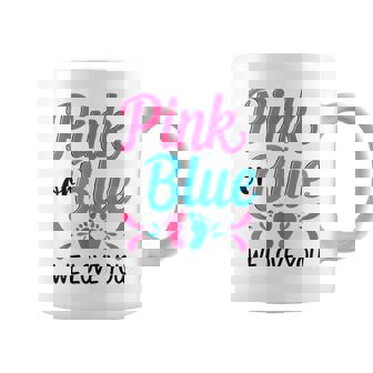 Pink Or Blue We Love You Baby Shower Coffee Mug - Monsterry