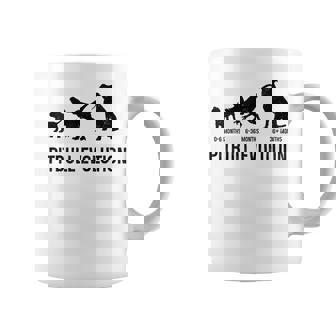 Pitbull Evolution Dog Lover Puppy Pitbull Mom Dad Coffee Mug - Thegiftio