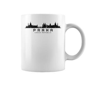 Prague Skyline Czech Republic Praha Souvenir Coffee Mug | Mazezy