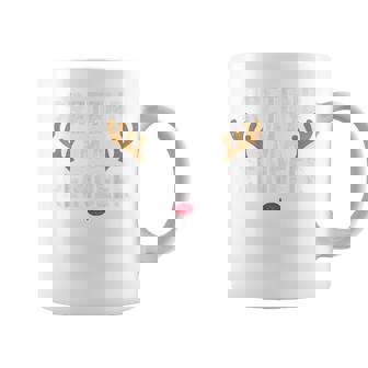 Pretend Im A Reindeer Easy Christmas Costume Xmas Pajamas Coffee Mug | Mazezy