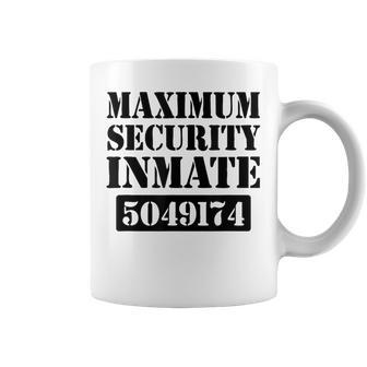 Prisoner Costume Orange Prison Uniform Halloween Jail Inmate Coffee Mug - Thegiftio