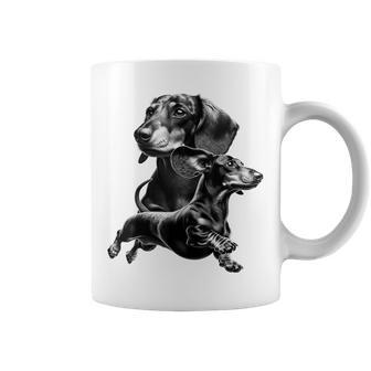 Proud Dachshund As A Cool Portrait Coffee Mug - Thegiftio