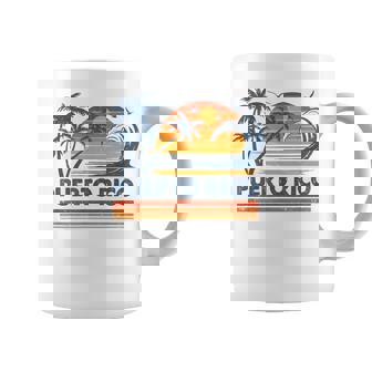 Puerto Rico Vacation Sunset Cute 70S Vintage Retro Beach Coffee Mug - Thegiftio