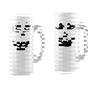 Pumpkin Lashes For Pink Halloween Vibe Jack O Lantern Face Coffee Mug - Monsterry