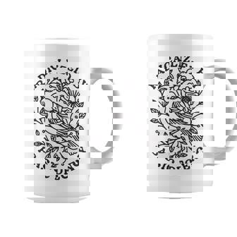 Radicalized By Basic Decency Floral Social Justice Feminist Coffee Mug | Seseable FR