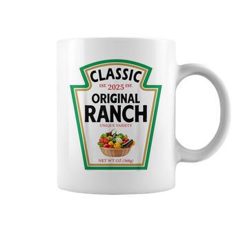 Ranch Sauce Green Salad Dressing Condiment Diy Halloween Coffee Mug - Thegiftio UK