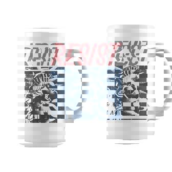 Resist Statue Liberty Bubblegum Protest Equality Women Coffee Mug | Mazezy