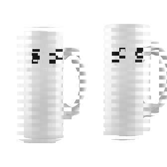 Retro Arcade Game Ghost Eyes Halloween Group Costume Coffee Mug | Mazezy