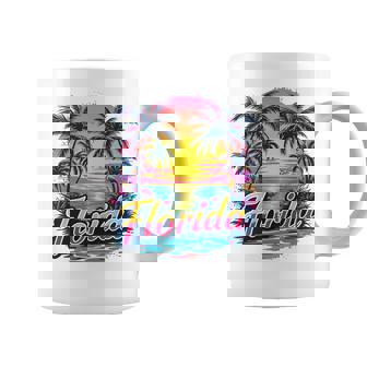 Retro Florida Home State Fl Nature Sunset Vintage Coffee Mug - Monsterry