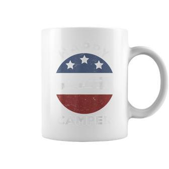 Retro Happy Camper Camping Dad Boy Toddler Coffee Mug | Mazezy
