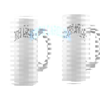 Retro North Carolina Blue Souvenir Simple North Carolina Coffee Mug | Mazezy